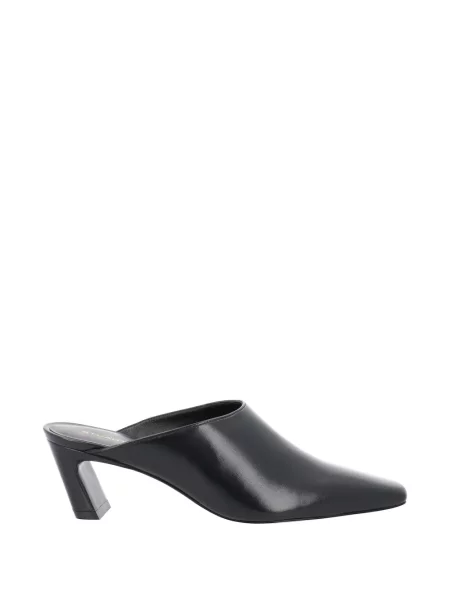 Papuci tip mules Stuart Weitzman din piele negru