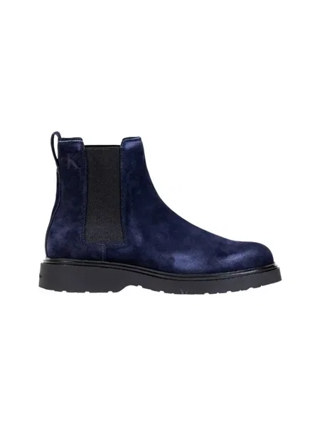 Calvin Klein Ghete Jodhpur Combat Ess Chelsea Boot Su Bleumarin albastru