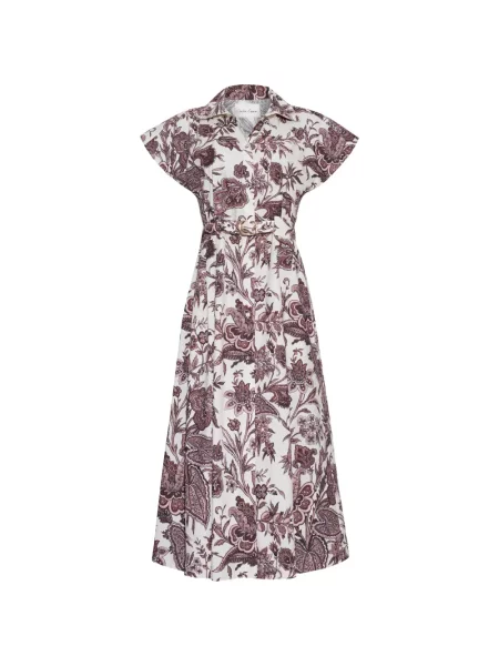 Rochie midi Cara Cara cu model floral cu imagine