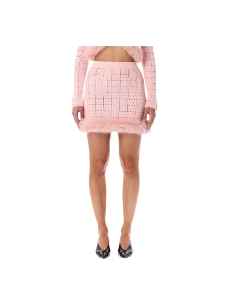 Mała mały spódnica mini Self-portrait różowa