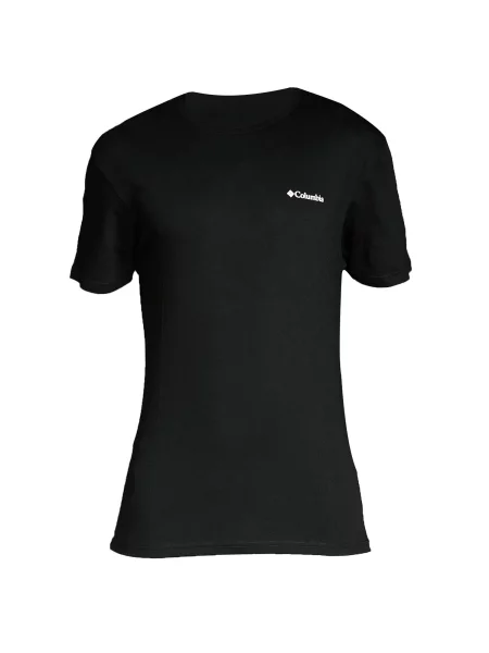 T-shirt sportowy z krótkim rękawem Columbia CSC Basic Logo SS Tee czarna