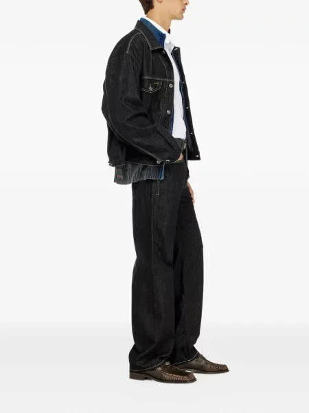 Blugi cu picior larg Diesel negru
