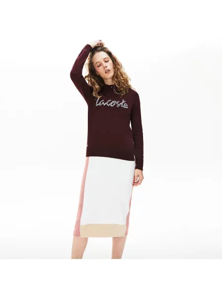 Свитер Lacoste.com с круглым вырезом