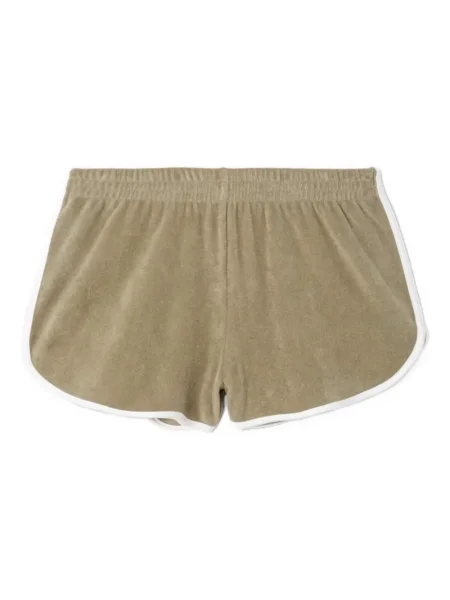 Pantaloni scurți Re/done din material terry verde