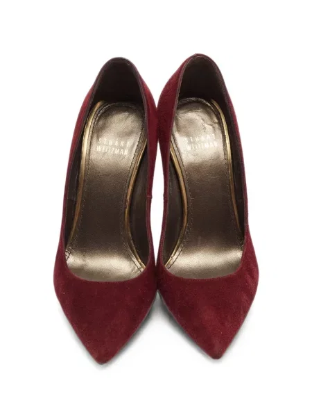 Pantofi cu toc Stuart Weitzman din piele roșu