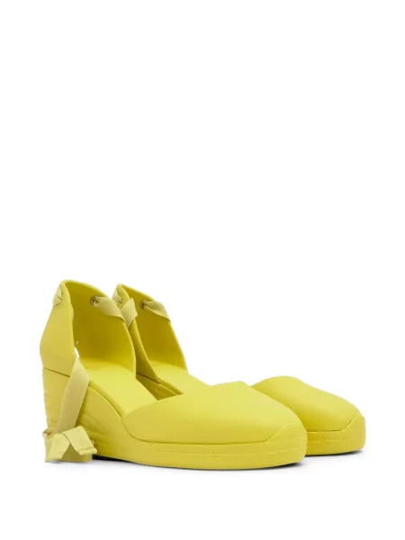 Espadrilles Castaner nyakkendővel sárga