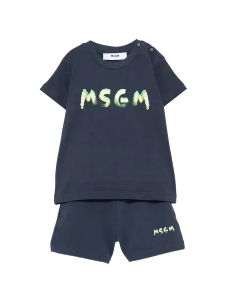 Szorty dziecięce Msgm niebieskie