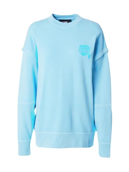 Karl Lagerfeld Hanorac ikonik tonal | Relaxed fit albastru