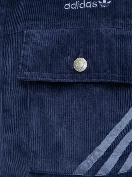 Sneakerși Adidas Terrex cu dungi de catifea cord albastru