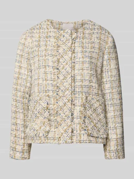 Żakiet z wpuszczanymi Hemisphere beżowa