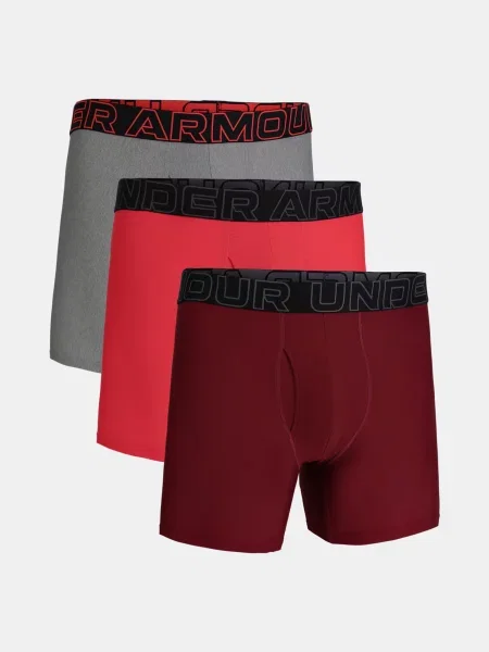 Boxerky Under Armour so sieťovinou červená