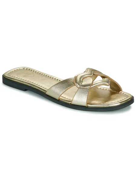 Pantofi Love Moschino cu motiv cu inimi auriu