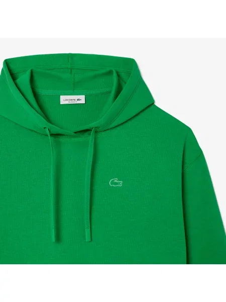 Lacoste Krótka Bluza Z Kapturem zielona