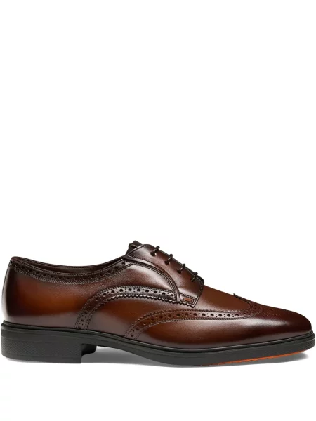 Brogues Santoni maro