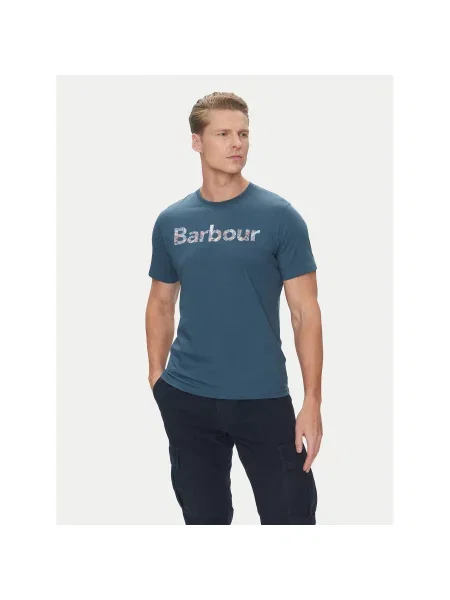 Barbour Majica Devon Mornarsko Regular Fit modra