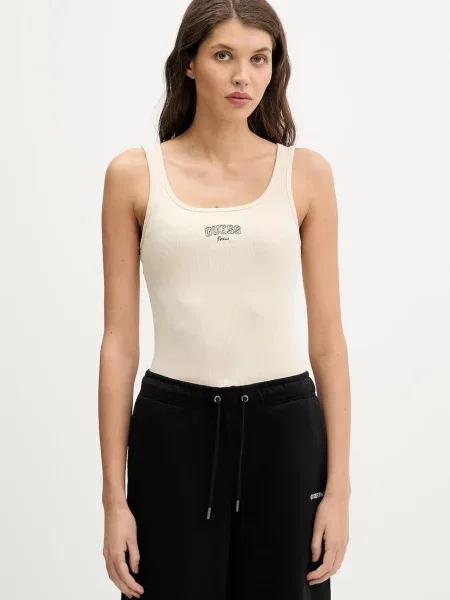 Топ Guess Jeans бежевий