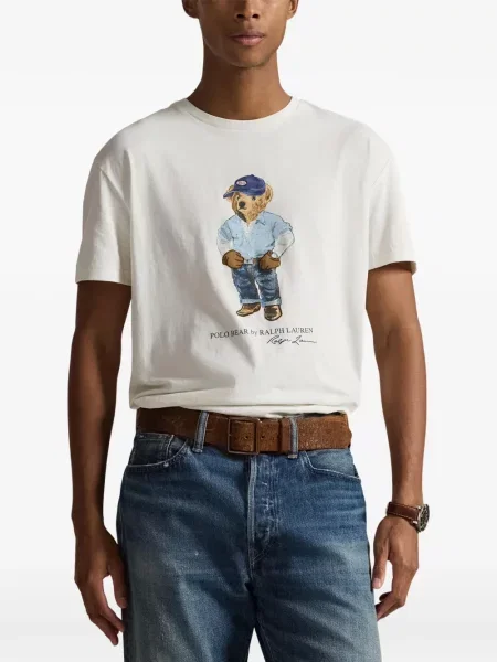 Кожени чорапи Polo Ralph Lauren с отворена пета с пейсли десен бяло