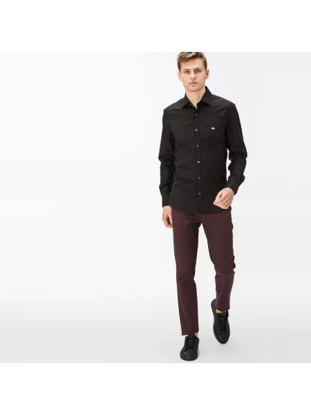 Lacoste штани бордові