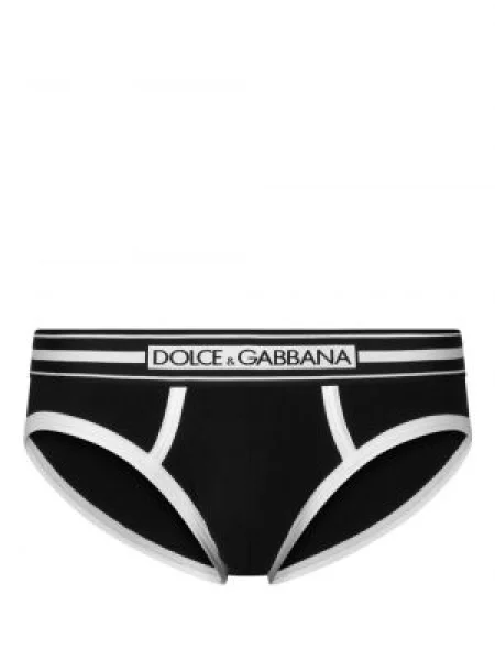 Șosete Dolce & Gabbana din jerseu cu autograf negru
