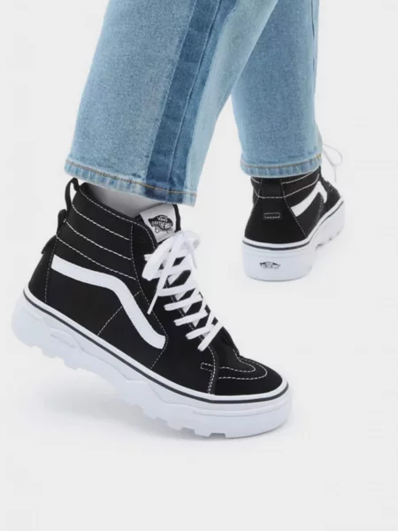 Vans ­ Кеды высокие чорні