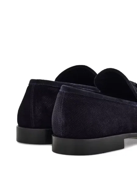 Pantofi loafer Ferragamo cu cataramă albastru