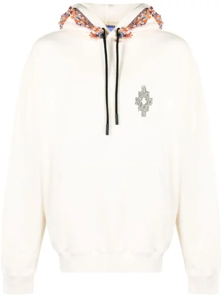 Плетен суичър с качулка Marcelo Burlon County Of Milan с ресни