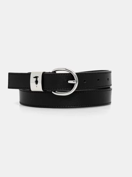 Кожен Trussardi черно