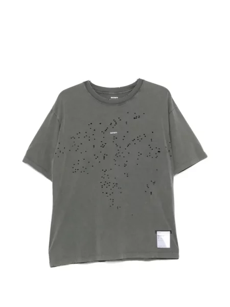 Tricou Satisfy zdrențuiți gri