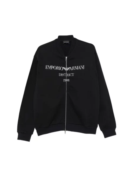 Kurtka bomber Emporio Armani niebieski