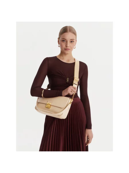 Coccinelle Torebki Kobieta ONE SIZE C-Me Lock Shoulder Bag beżowy
