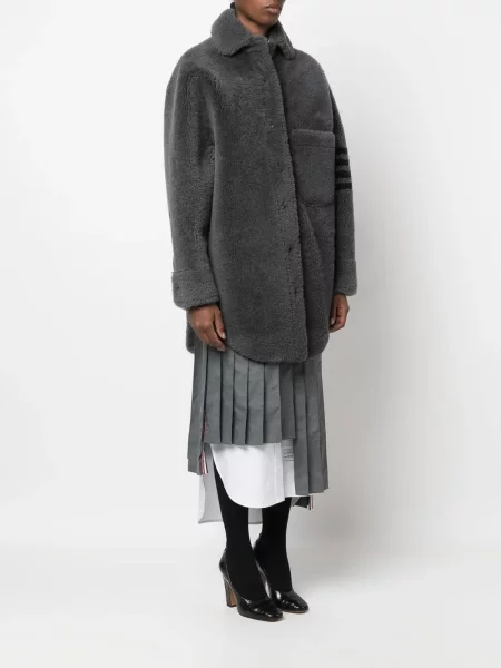 Bunda Thom Browne sivá