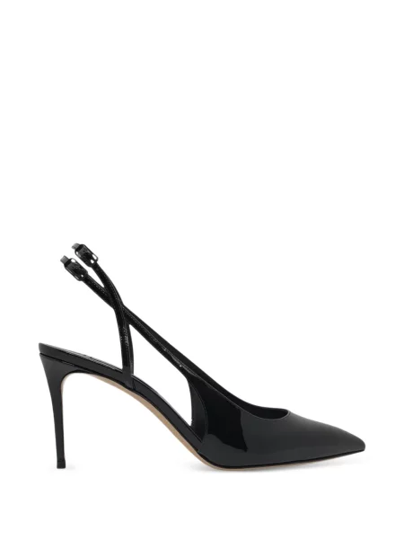 Pantofi cu toc Casadei slingback negru