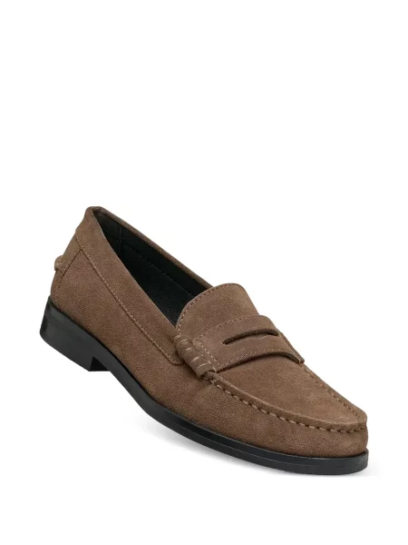 Pantofi loafer Geox din piele de căprioară maro