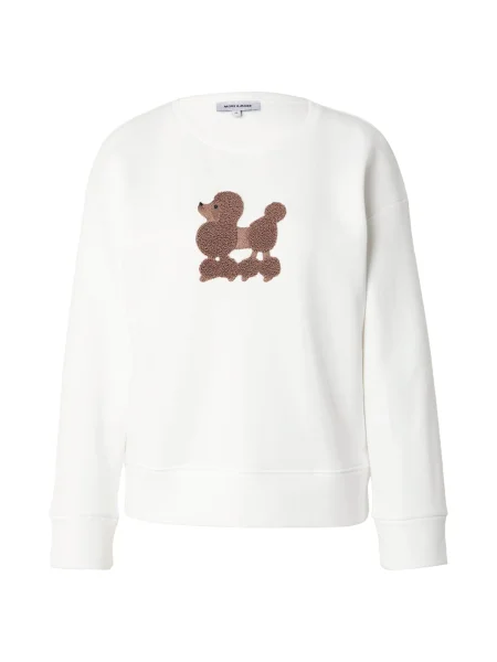 MORE & MORE Mikina čokoládová / offwhite