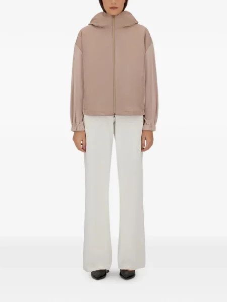 Jachetă cu glugă Herno cu glugă roz