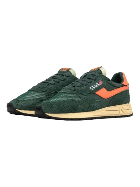 Lniane sneakersy Autry zielone