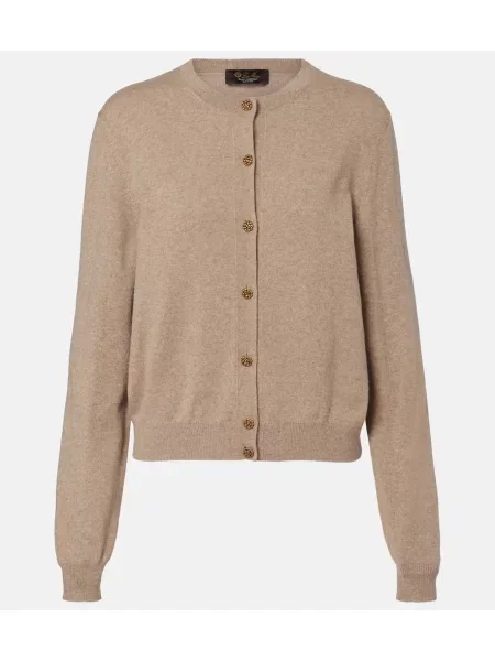 Cardigan Loro Piana din cașmir bej