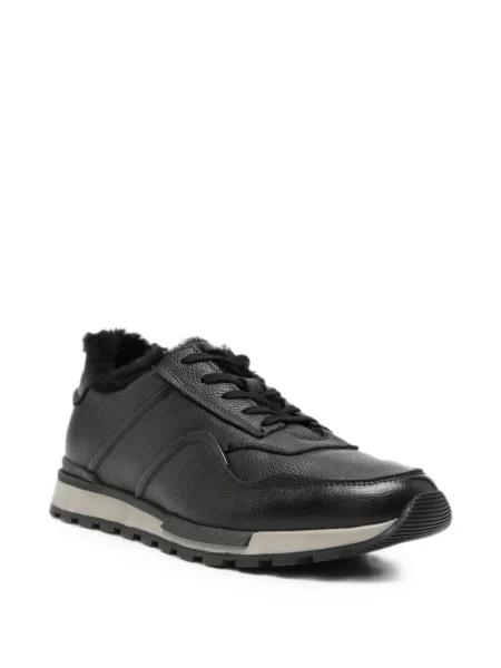 Sneakerși Sergio Moretti Firenze din piele negru