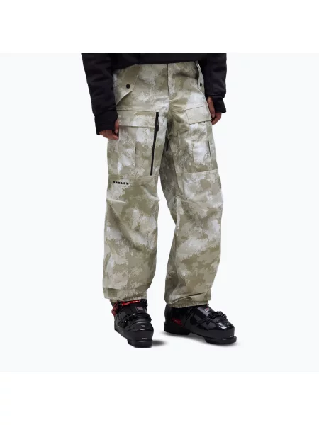 Штани лижні Oakley Bravo Cargo Shell off/slope camo pebble