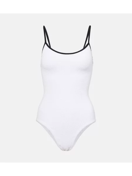 Plavky Hunza G biela