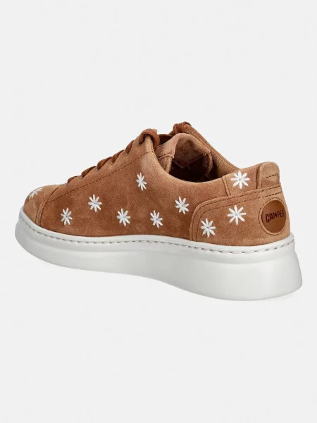 Camper sneakers din piele intoarsă Runner Up maro