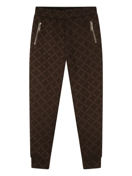 Spodnie dziecięce Michael Kors brązowe