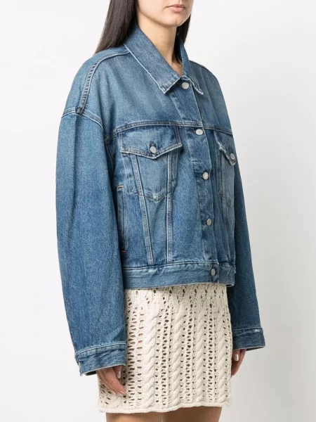 Kurtka jeansowa Acne Studios niebieska