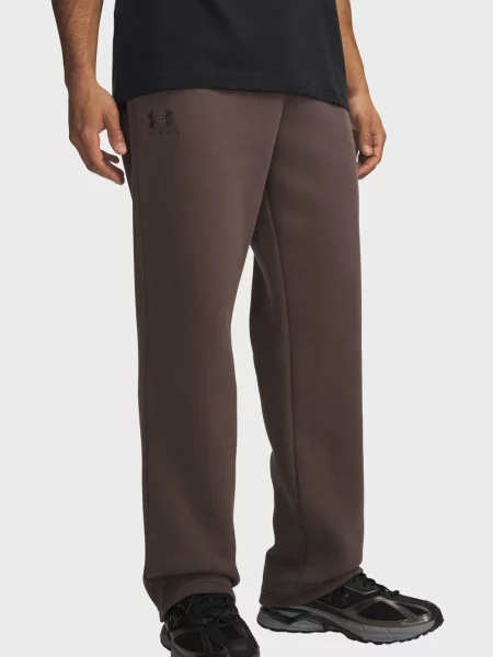 Флисовые спортивные штаны Under Armour бежевые