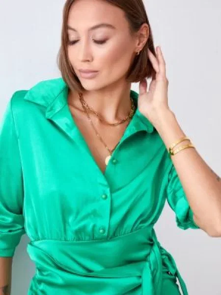 Rochie Fasardi verde