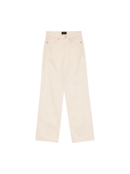 Jeansy o luźnym kroju z szeroką nogawką z mieszanki bawełny model ‘Tessa’ Vero Moda białe