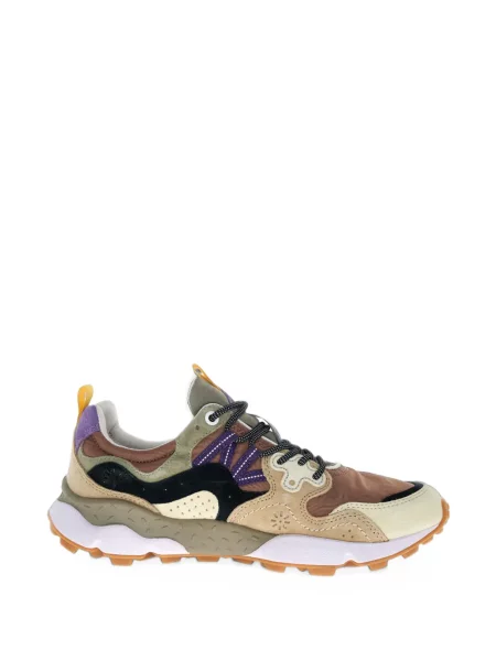 Sneakerși Flower Mountain cu șireturi cu model floral din dantelă