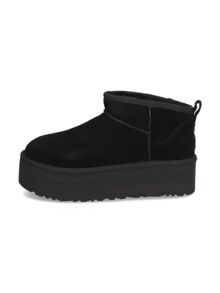 Klasické mini tenisky Ugg na platformě černé