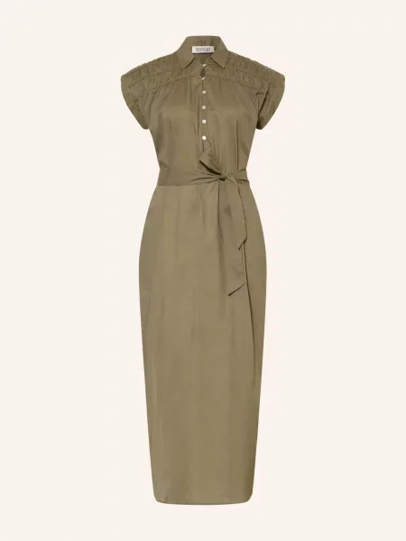 Sosue Košilové Šaty Maui khaki