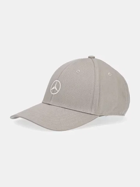 Шапка с козирка adidas x Mercedes с апликация зелено